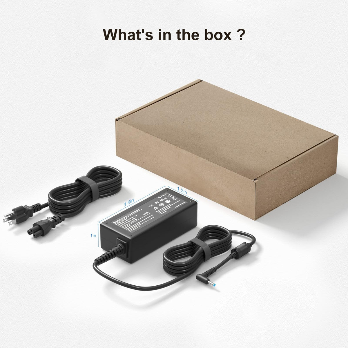 BIYTC packaging with adapter and cord included for a complete kit