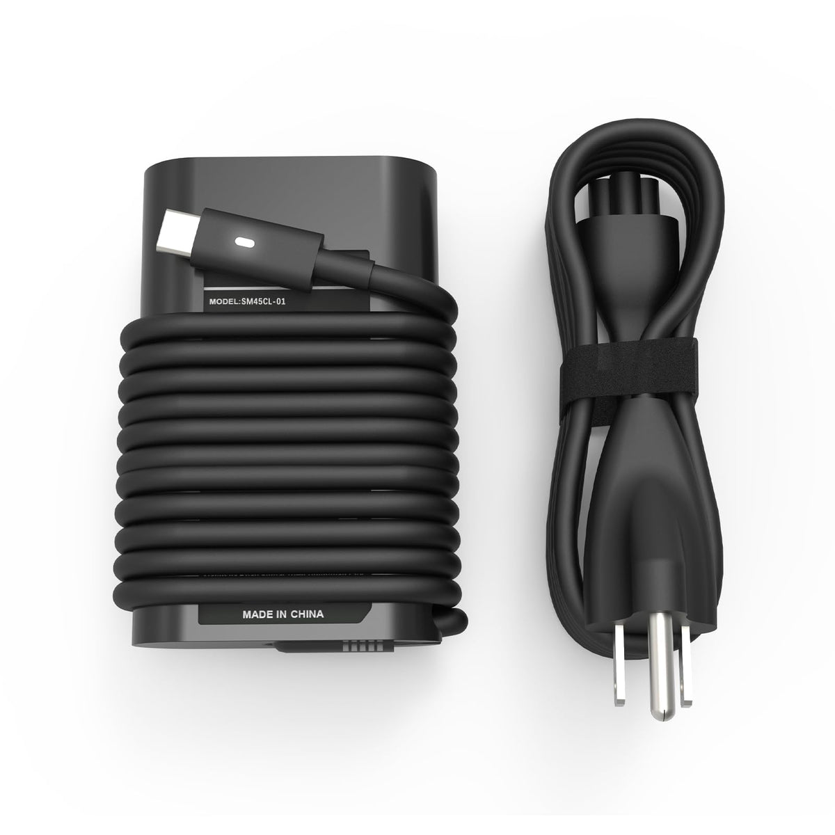 BJDUYLBJ 45W USB-C charger close-up for Dell XPS compatibility and fast charging
