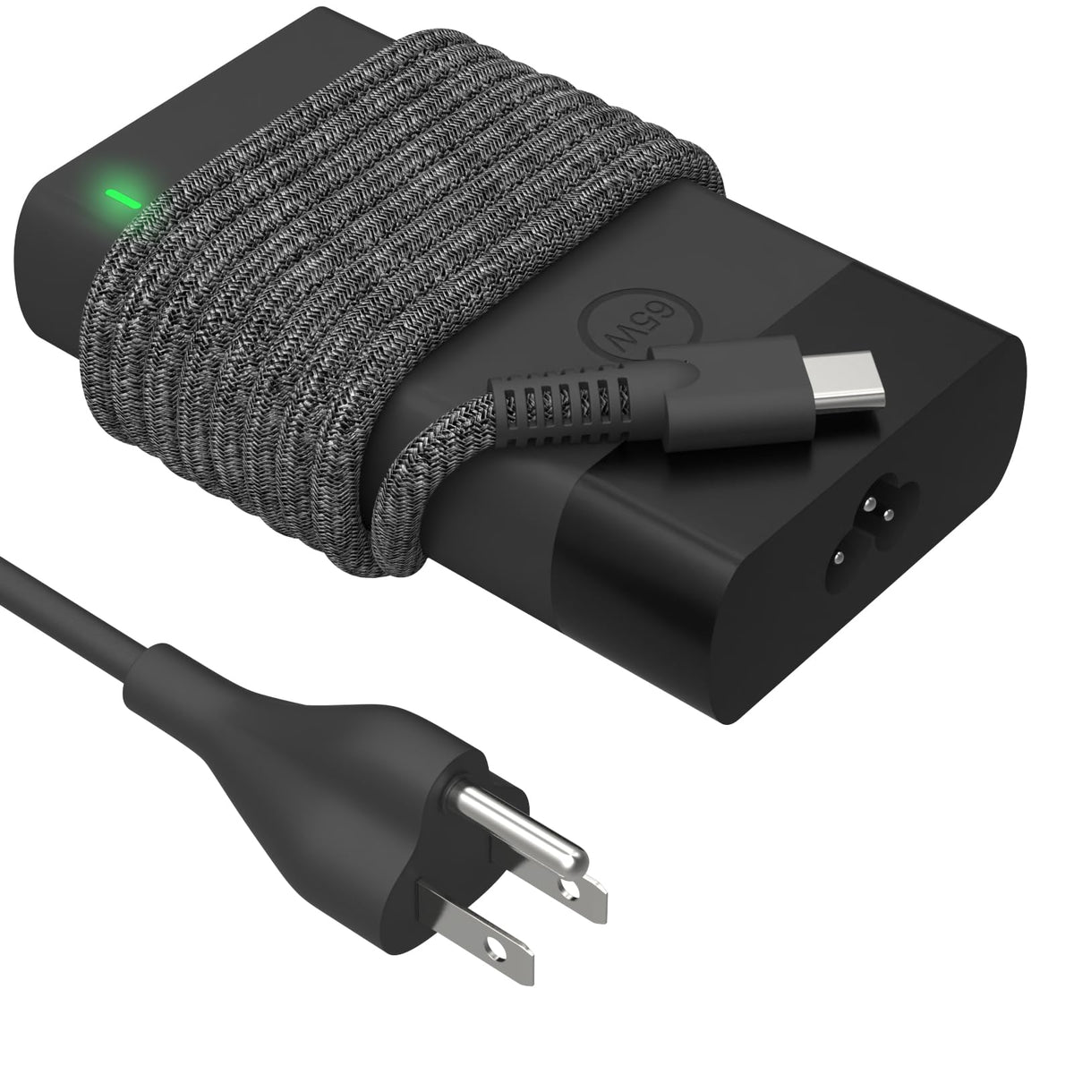BJDUYLBJ 65W USB-C charger compact design for quick HP laptop charging