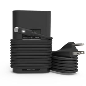 BJDUYLBJ 65W USB-C laptop charger, compact and travel-ready.
