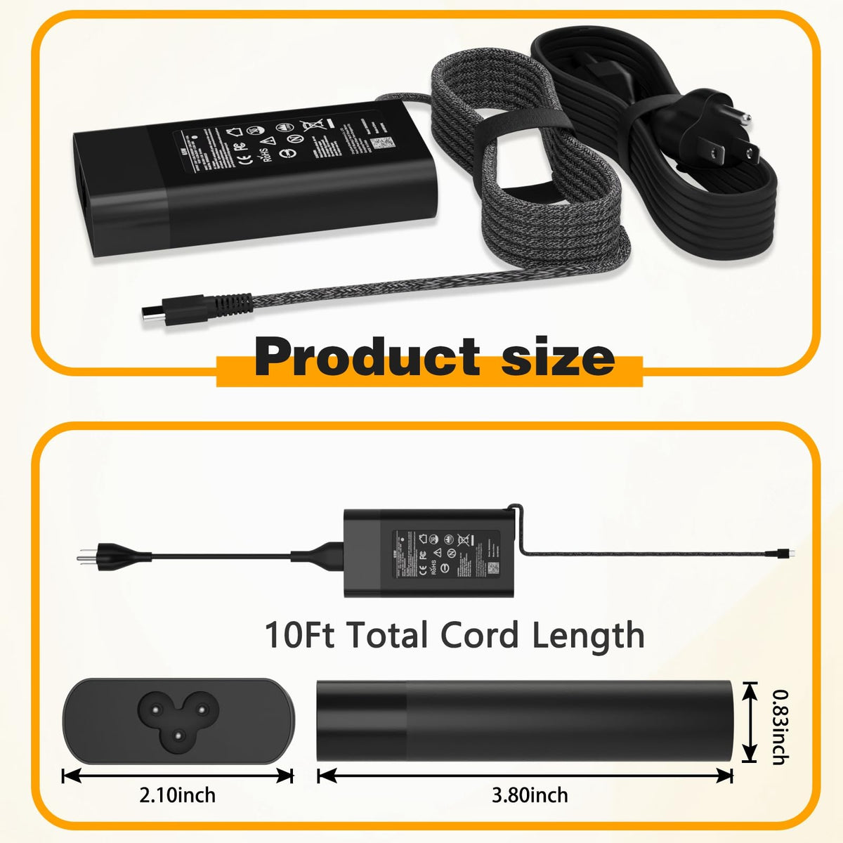 BJDUYLBJ HP Envy x360 compatibility enables safe, efficient Type-C charging