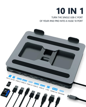 BKELHS close-up of USB and USB-C ports for fast peripheral connections