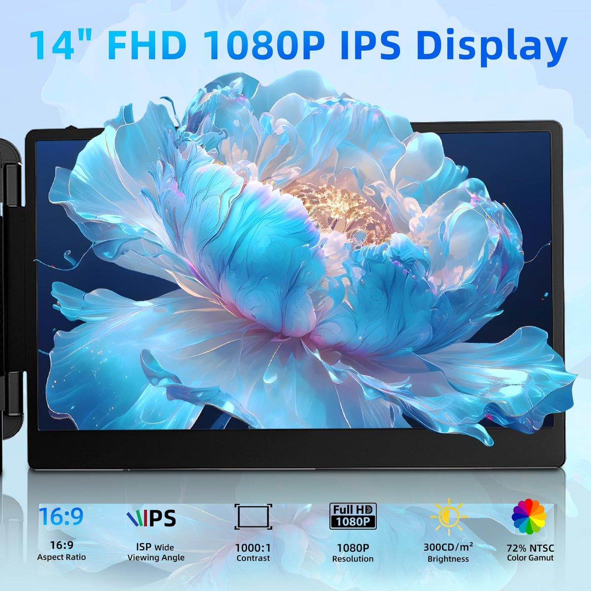 BKVOO travel-friendly extender folded for compact portability.