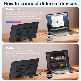 BKVOO 16:10 aspect ratio delivers spacious viewing for multitasking.