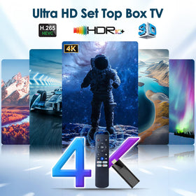 BL stick plugged into TV HDMI port demonstrating simple setup and instant smart TV benefit
