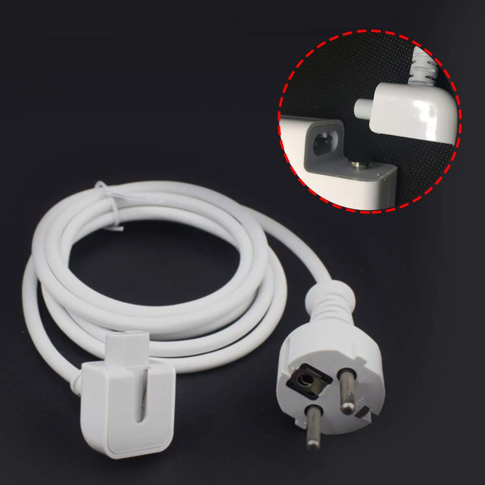 Blacell macbook-adapter-extension-cord-eu-6ft provides flexible placement for charging.