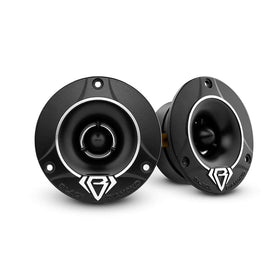 BLACK DIAMOND Dia-T1 close-up of the 1-inch bullet tweeter delivering crisp highs over road noise.