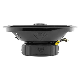 Black Diamond DIA-XT69 4-ohm impedance label hints at compatibility with common car amps