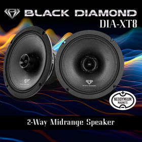 BLACK DIAMOND Dia-XT8 built-in bullet tweeter adds brightness to highs