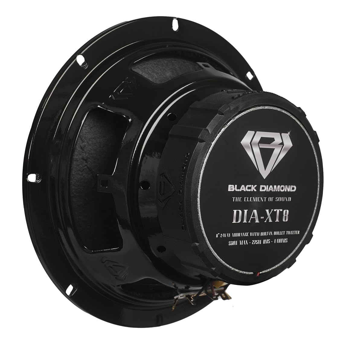BLACK DIAMOND Dia-XT8 cloth surround enhances durability and response