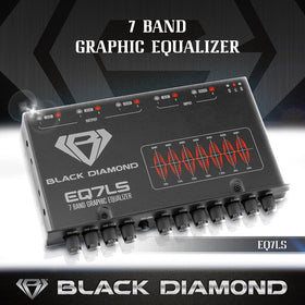 Black Diamond EQ7LS high-volt outputs deliver strong, clean power to speakers.