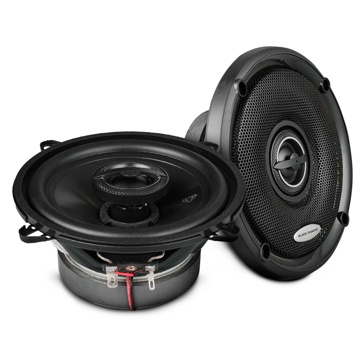 BLACK DIAMOND front view showing speaker face and mounting benefits