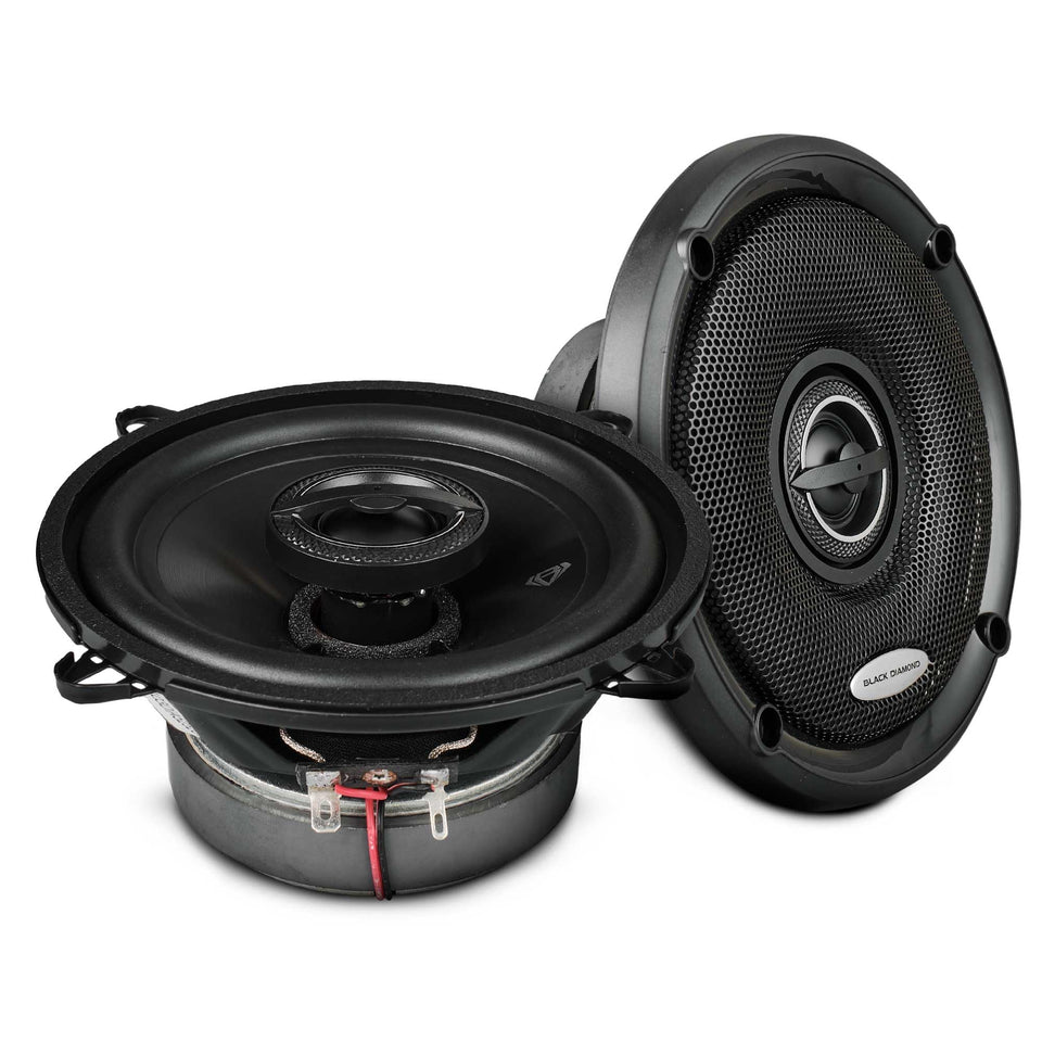 BLACK DIAMOND front view showing speaker face and mounting benefits