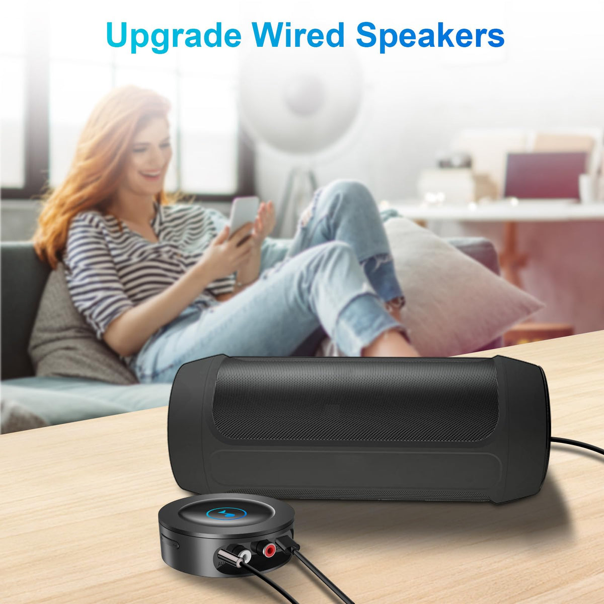 BLACKHORSE auto-reconnect indicator illustrates effortless re-pair after power cycle.