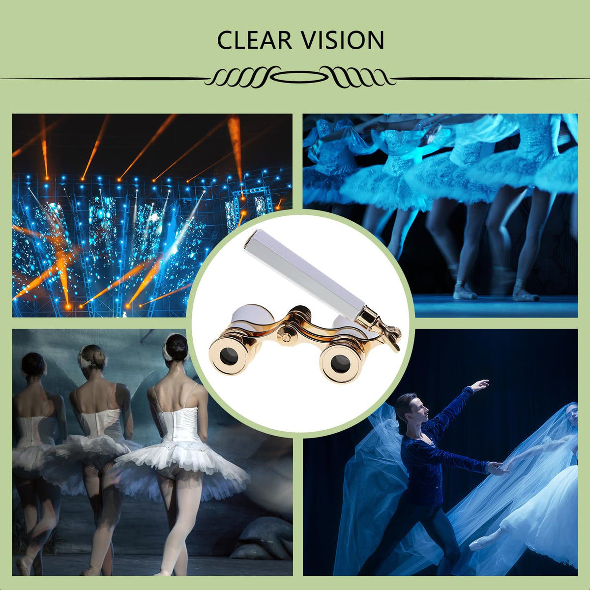 BLACKICE at concert lifestyle image emphasizing better stage detail viewing