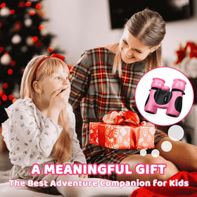BLACKICE kids binoculars rugged body, shockproof design for adventures.