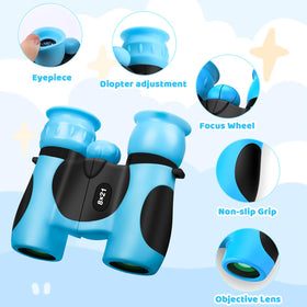 BLACKICE Kids Binoculars durable outer rubber for rugged outdoor play