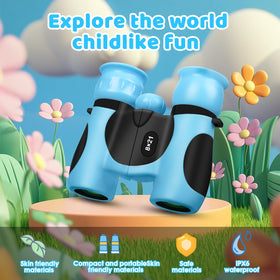 BLACKICE Kids Binoculars soft carrying bag included for easy transport