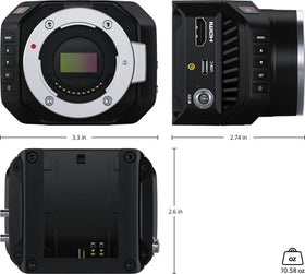 Blackmagic Design Micro Studio Camera 4K G2 dual native ISO enhances low-light versatility.