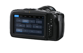 Blackmagic Pocket Cinema Camera 4K ports enable professional audio and external recording setups.