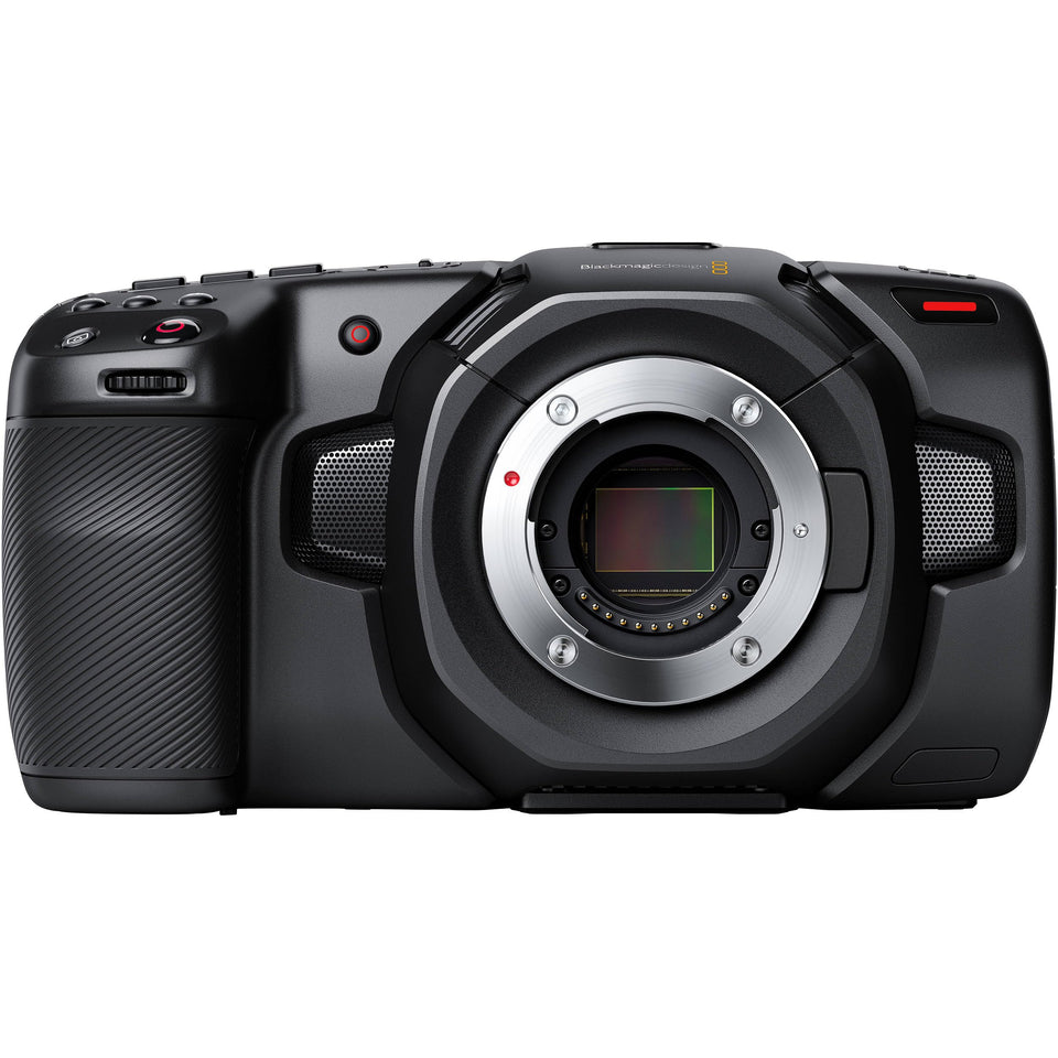 Blackmagic Pocket Cinema Camera 4K sensor delivers cinematic detail with wide dynamic range.