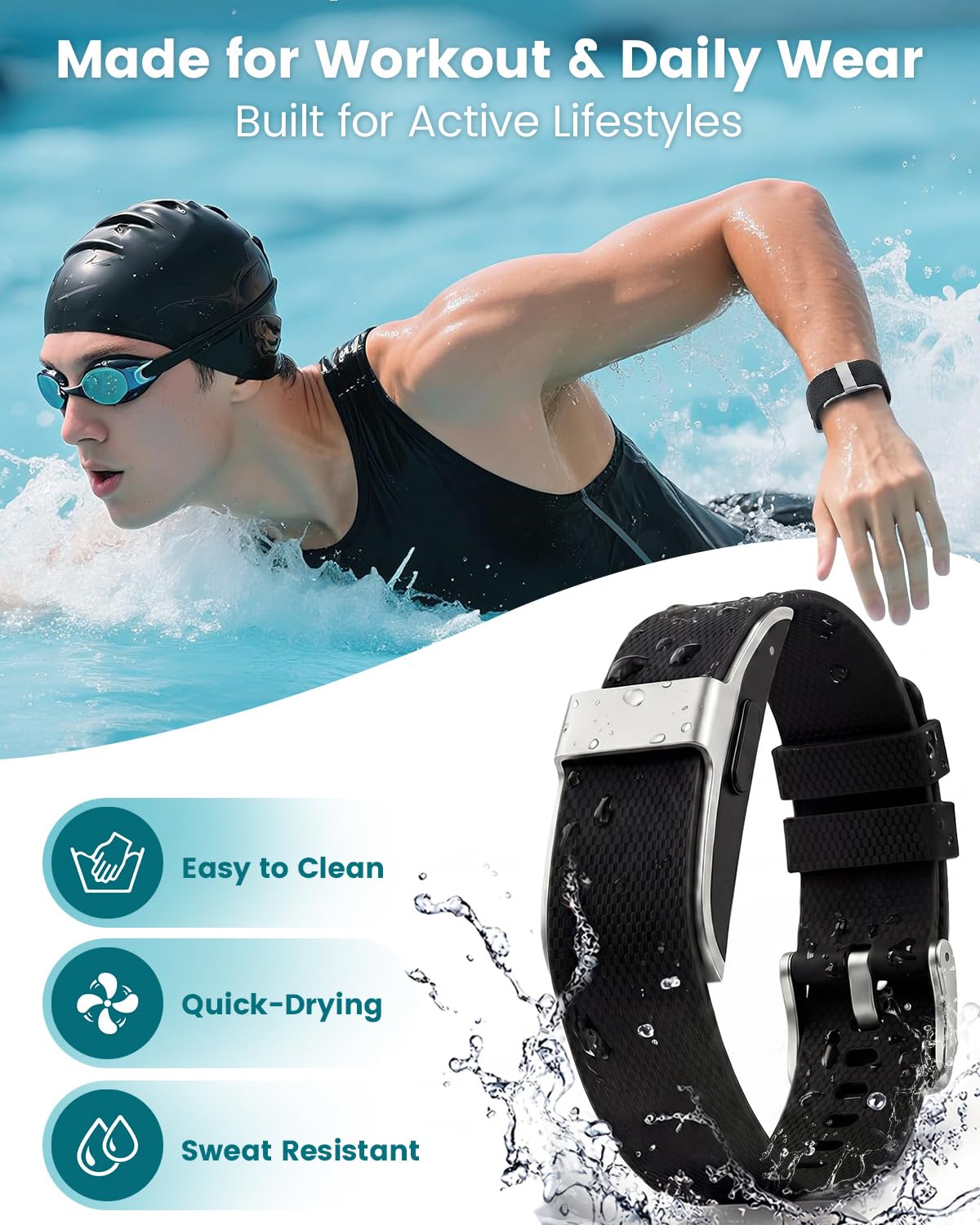 BlackPro Hume Band adjustable-fit strap for a secure, customizable fit