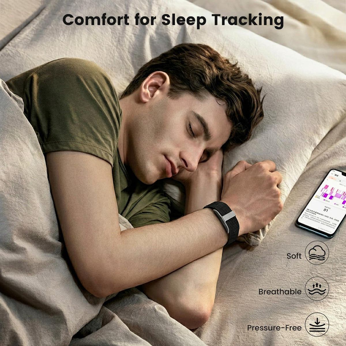 BlackPro Hume Band adjustable fit for personalized wrist sizing