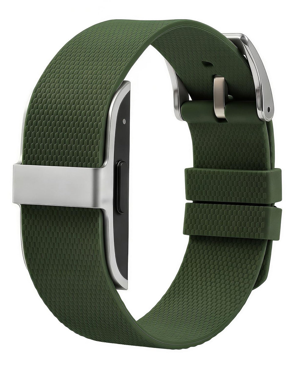 BlackPro Hume Band replacement Army Green front view highlighting adjustable fit