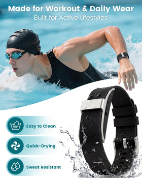 BlackPro Hume band soft silicone for skin-friendly comfort