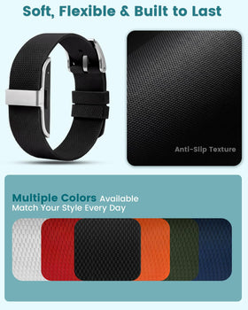 BlackPro Hume band T-clasp ensures secure, stable fit