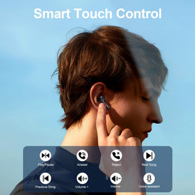 Blackview Airbuds 8 touch controls for easy music and volume adjustments