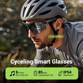 Blackview close-up of TAC polarized lens reducing glare for clearer vision