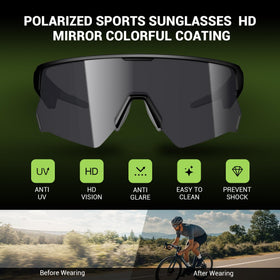 Blackview open temples showing Hall sensor for automatic on/off convenience