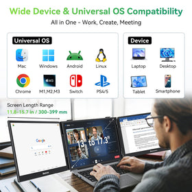 Blackview DCM5 ports and cables arranged for plug-and-play use