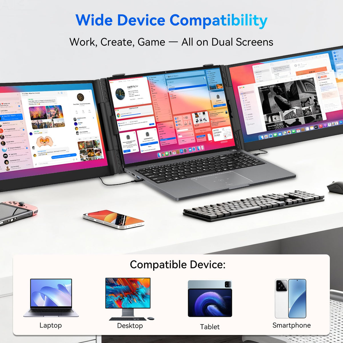 Blackview DCM6 carry case keeps everything organized while traveling.