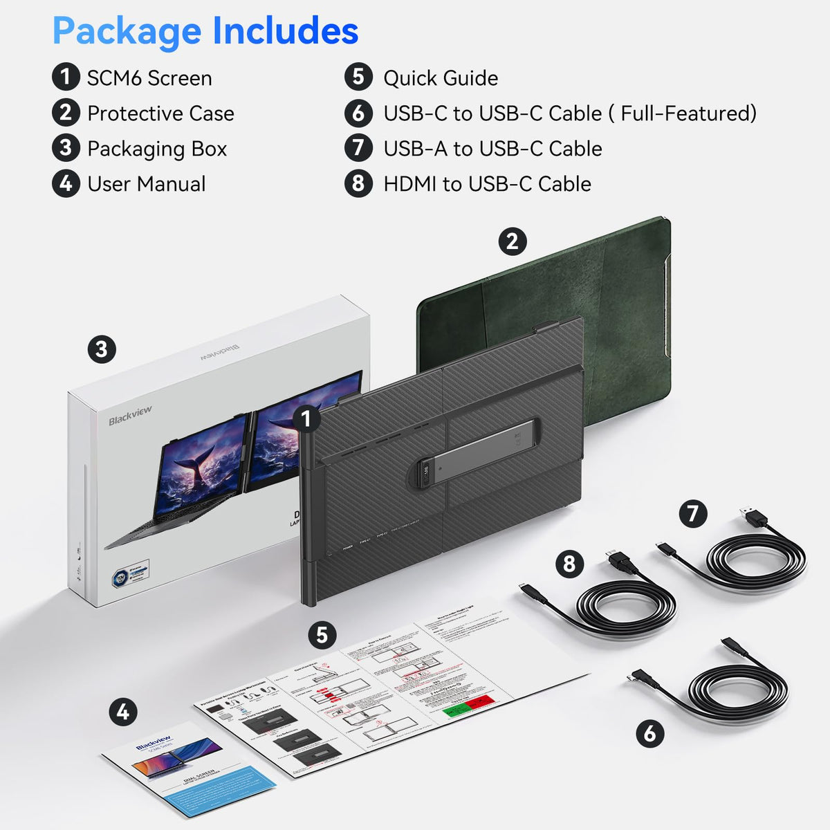 Blackview SCM6 compatibility setup works with Windows, Mac, Android.
