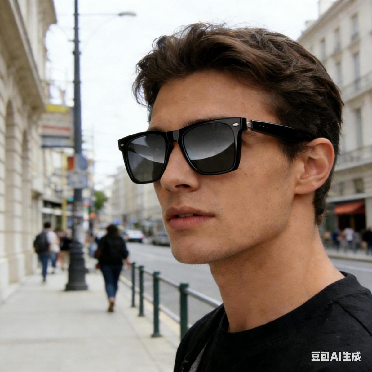Blackview worn by cyclist showing secure fit and hands-free audio benefit