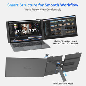 Blackview SCM8 extends laptops between 14 and 17 inches for multitasking.