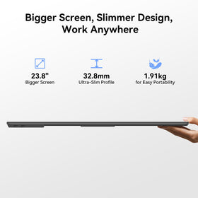 Blackview Table 10 height adjustment enables personalized screen position.