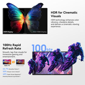 Blackview Table 10 1080p IPS 100Hz provides clear visuals and smooth motion.