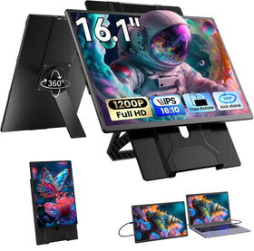 Blackview Table 9 portable monitor enables on-the-go dual-screen productivity.