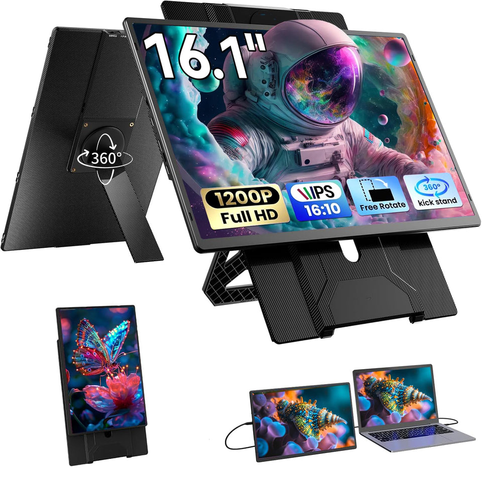 Blackview Table 9 portable monitor enables on-the-go dual-screen productivity.