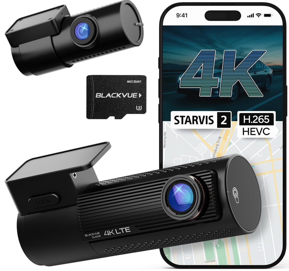 BlackVue DR970X LTE Plus II front camera captures 4K footage for crisp daytime records