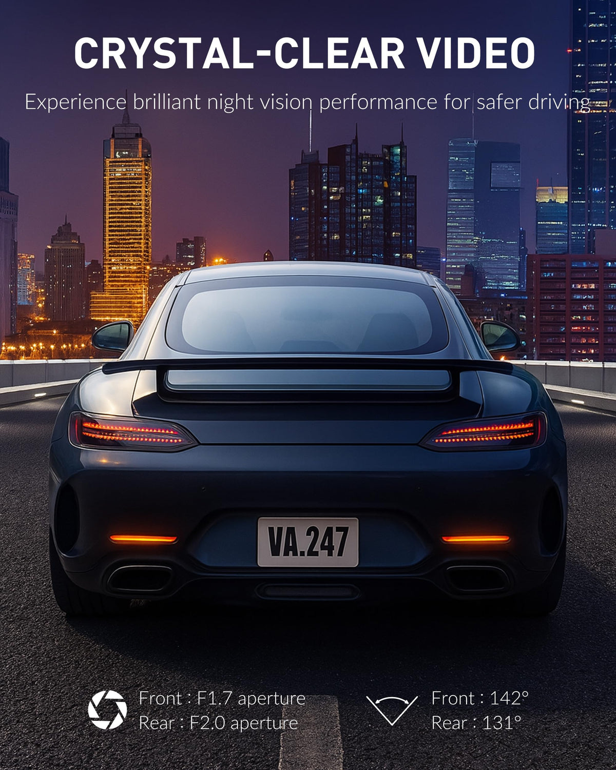 DR970X LTE Plus II STARVIS 2 sensor enhances night clarity