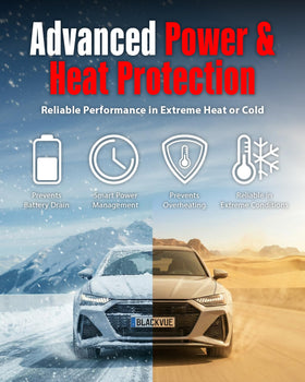 BlackVue Elite 10 GPS and app control for remote monitoring and playback.