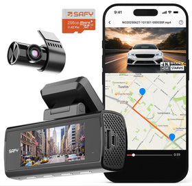BlackVue SAFY9 front camera lens delivers ultra-clear 4K footage for safer daytime driving.