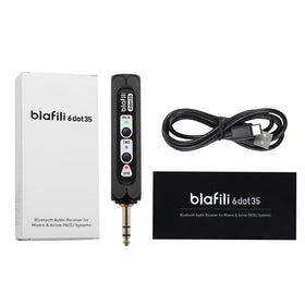 blafili installed in a café sound system showing clean wireless integration benefit