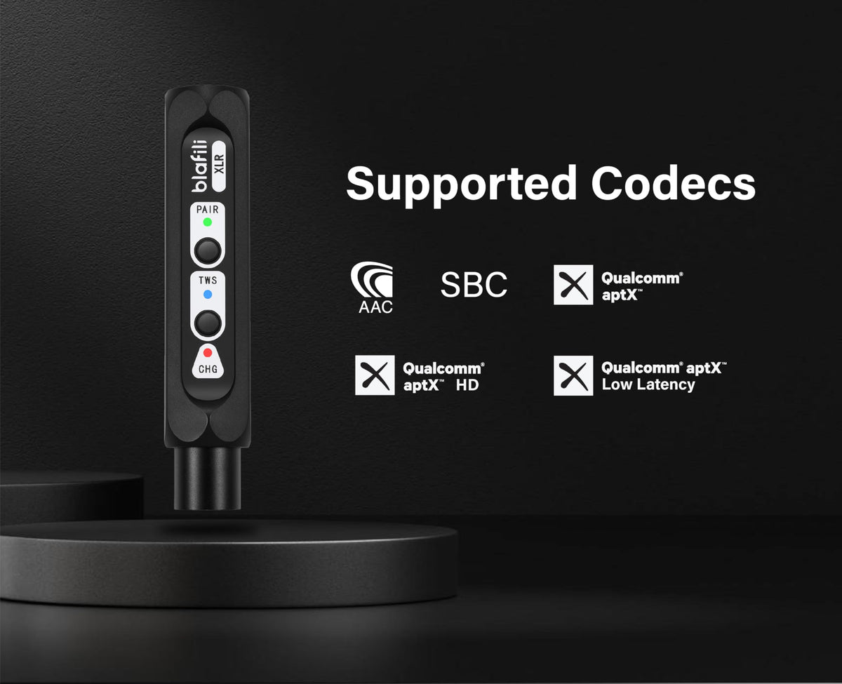 blafili XLR in live stage setup illustrating tidy wireless audio integration