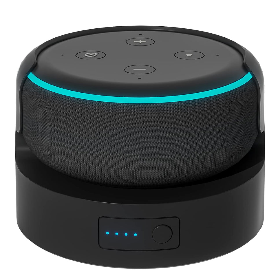 Blanou front view of battery base showing sleek black casing and secure fit benefit