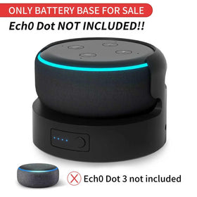Blanou side profile with Echo Dot 3 installed demonstrating stable placement benefit